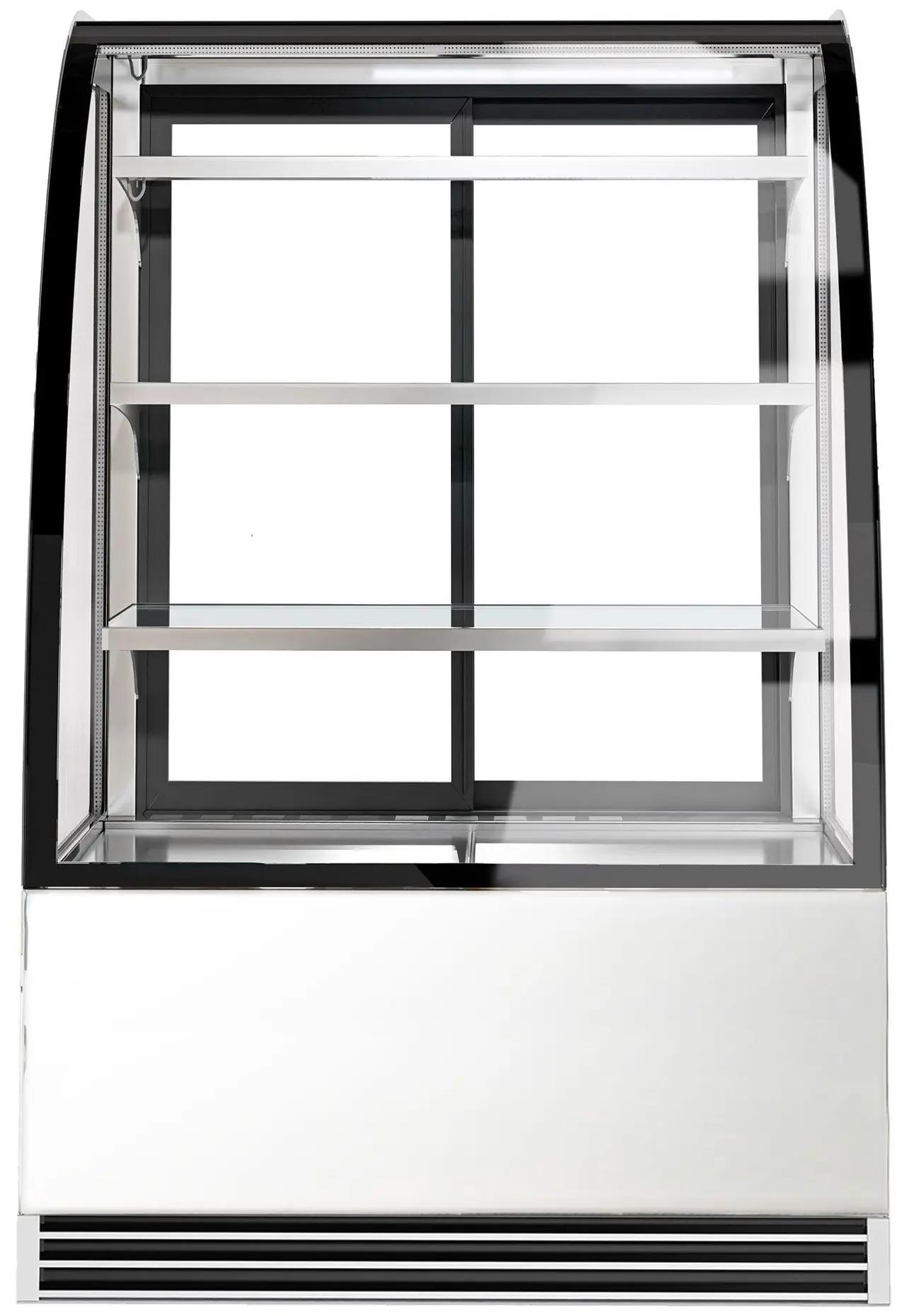 Vitrina frigorifica de patiserie GGM Gastro KTH9713R (Black/Inox) - 2