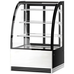 Vitrina frigorifica de patiserie GGM Gastro KTH9713R (Black/Inox) Thumb