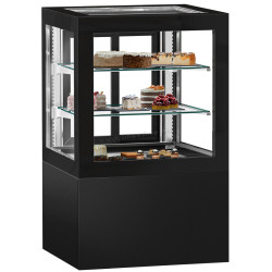 Vitrina frigorifica de patiserie GGM Gastro KTVF300 (Black)