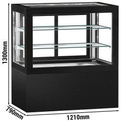 Vitrina frigorifica de patiserie GGM Gastro KTVF450 (Black) Thumb