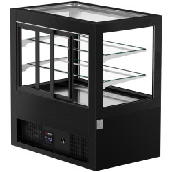Vitrina frigorifica de patiserie GGM Gastro KTVF450 (Black) Thumb