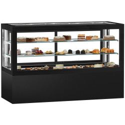 Vitrina frigorifica de patiserie GGM Gastro KTVF750 (Black)