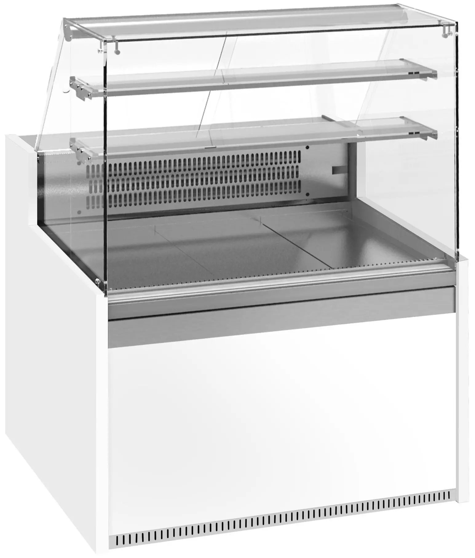 Vitrina frigorifica de patiserie GGM Gastro KUI101E-G (White/Grey) - 2