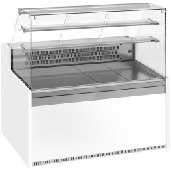 Vitrina frigorifica de patiserie GGM Gastro KUI151E-G (White/Grey) Thumb