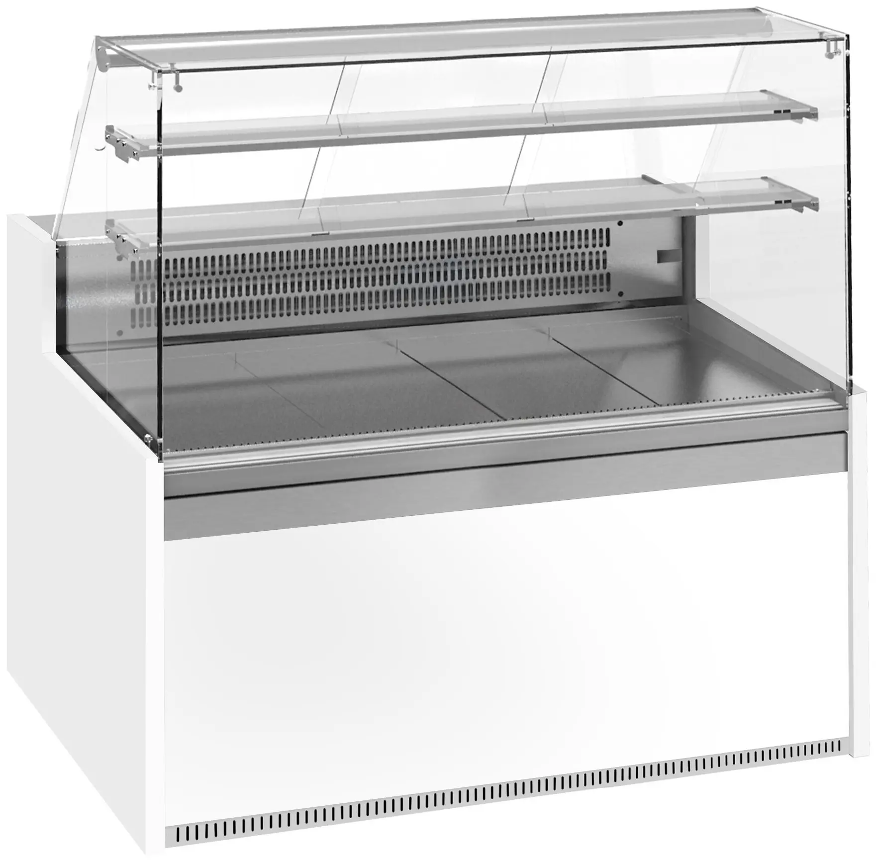 Vitrina frigorifica de patiserie GGM Gastro KUI151E-G (White/Grey) - 2