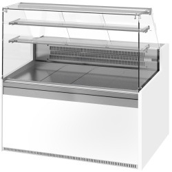 Vitrina frigorifica de patiserie GGM Gastro KUI151E-G (White/Grey) Thumb