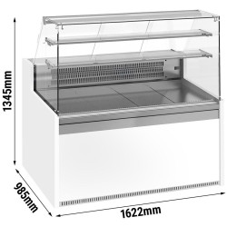Vitrina frigorifica de patiserie GGM Gastro KUI151E-G (White/Grey) Thumb