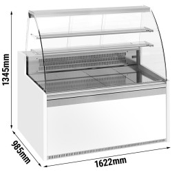 Vitrina frigorifica de patiserie GGM Gastro KUI151R-G (White/Grey) Thumb