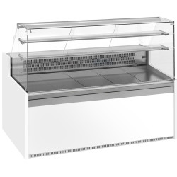 Vitrina frigorifica de patiserie GGM Gastro KUI191E-G (White/Grey) Thumb