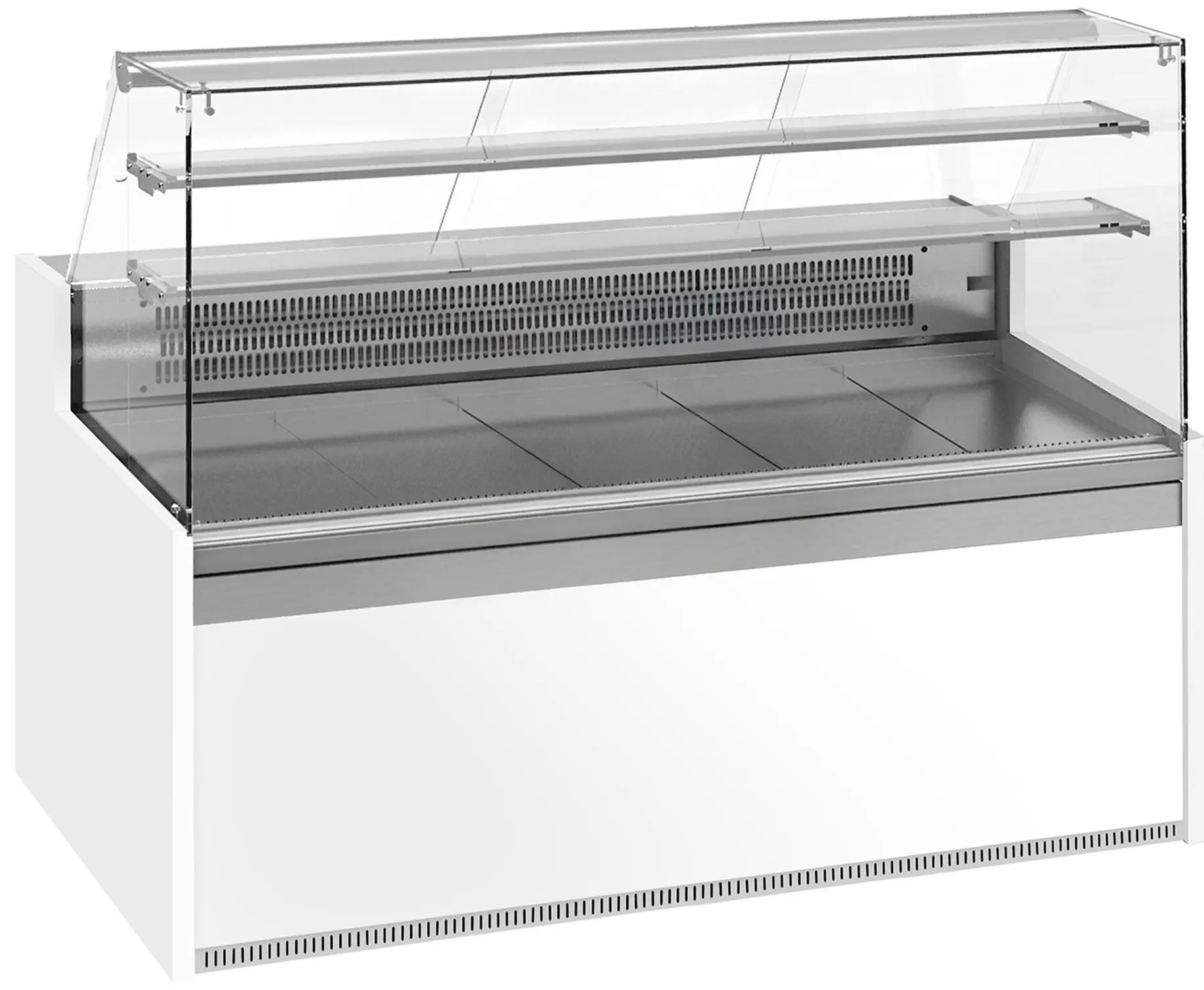 Vitrina frigorifica de patiserie GGM Gastro KUI191E-G (White/Grey) - 2
