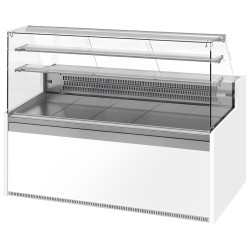 Vitrina frigorifica de patiserie GGM Gastro KUI191E-G (White/Grey) Thumb
