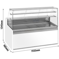 Vitrina frigorifica de patiserie GGM Gastro KUI191E-G (White/Grey) Thumb