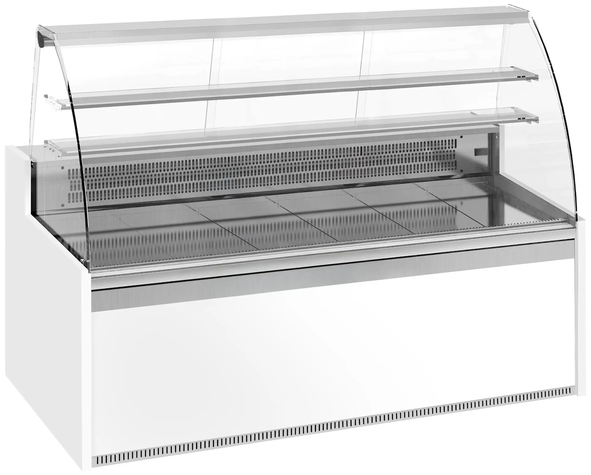 Vitrina frigorifica de patiserie GGM Gastro KUI191R-G (White/Grey) - 2