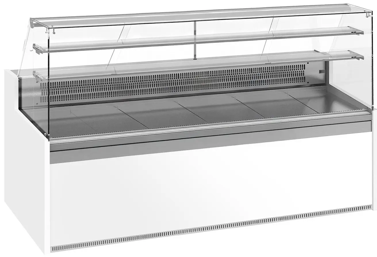 Vitrina frigorifica de patiserie GGM Gastro KUI251E-G (White/Grey) - 2