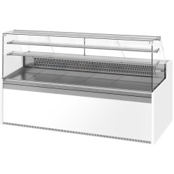 Vitrina frigorifica de patiserie GGM Gastro KUI251E-G (White/Grey) Thumb