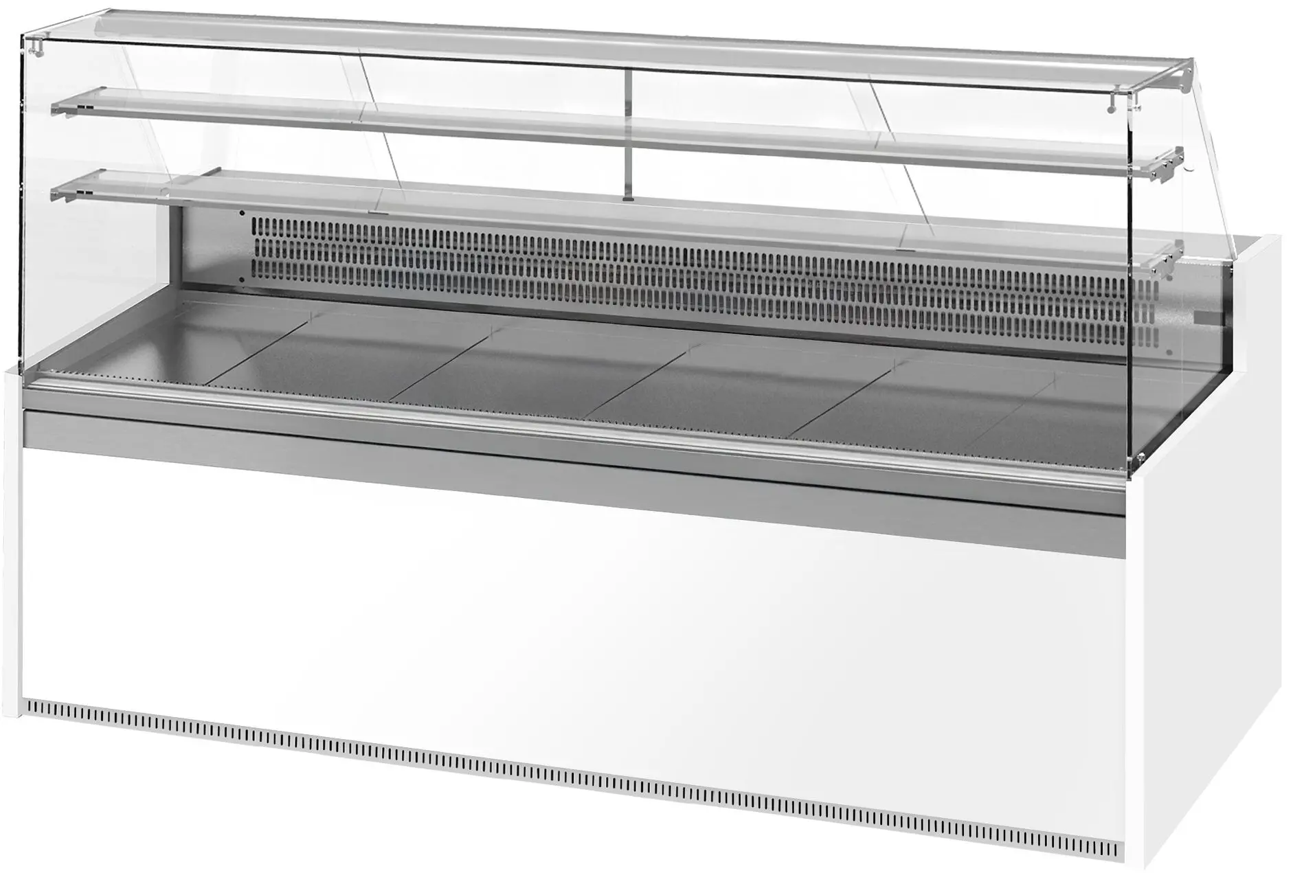 Vitrina frigorifica de patiserie GGM Gastro KUI251E-G (White/Grey) - 3