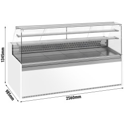 Vitrina frigorifica de patiserie GGM Gastro KUI251E-G (White/Grey) Thumb