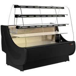 Vitrina frigorifica de patiserie GGM Gastro KUJ161B (Black)