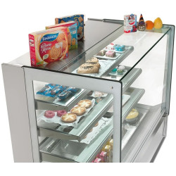 Vitrina frigorifica de patiserie GGM Gastro KUTI274 (Inox) Thumb
