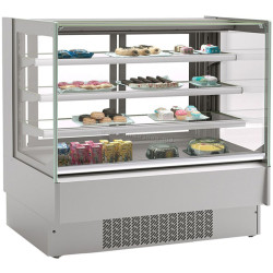 Vitrina frigorifica de patiserie GGM Gastro KUTI274 (Inox)