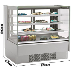 Vitrina frigorifica de patiserie GGM Gastro KUTI274 (Inox) Thumb