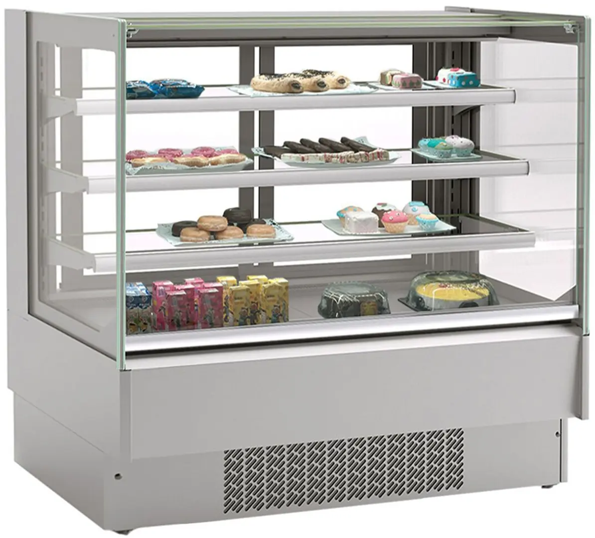 Vitrina frigorifica de patiserie GGM Gastro KUTI274 (Inox)