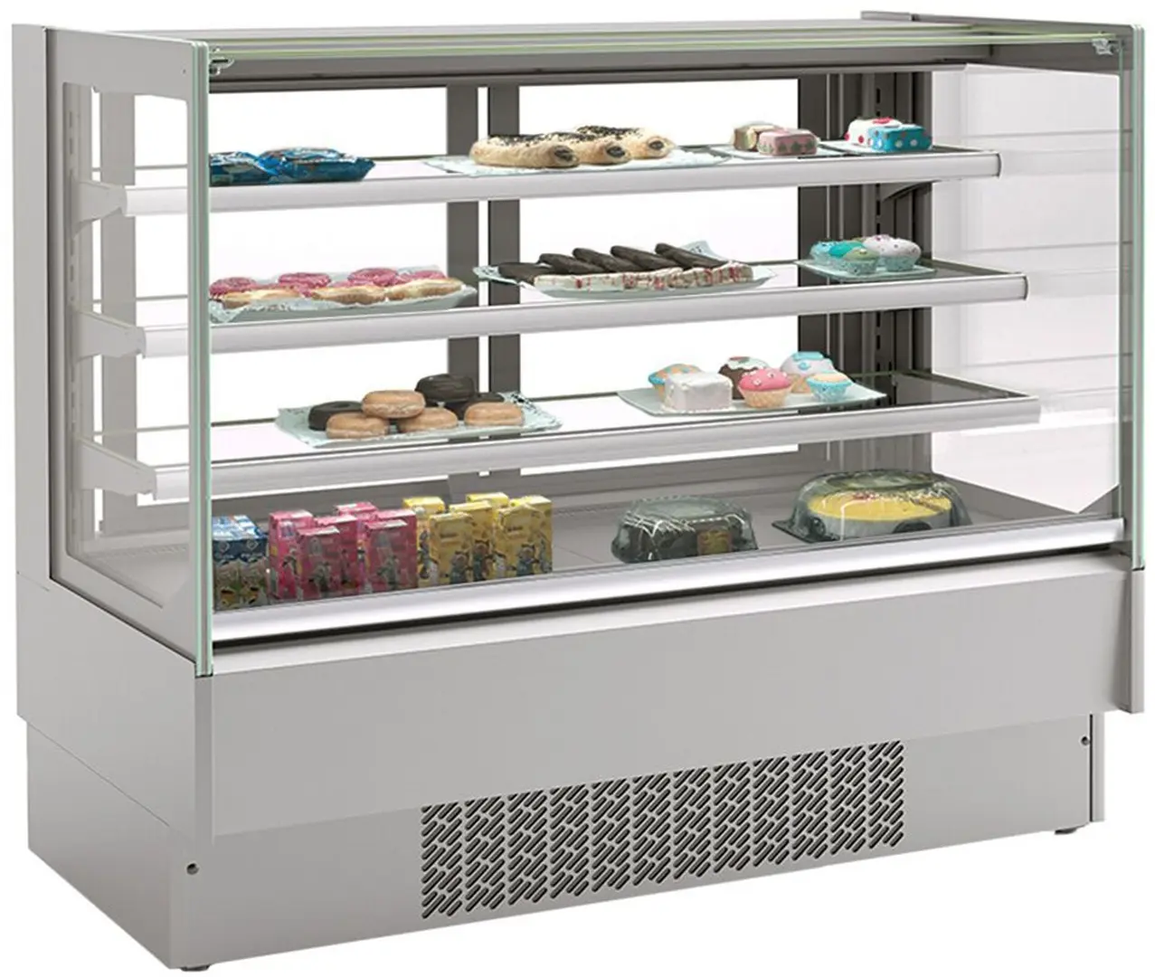 Vitrina frigorifica de patiserie GGM Gastro KUTI365 (Inox)