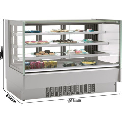 Vitrina frigorifica de patiserie GGM Gastro KUTI548 (Inox) Thumb