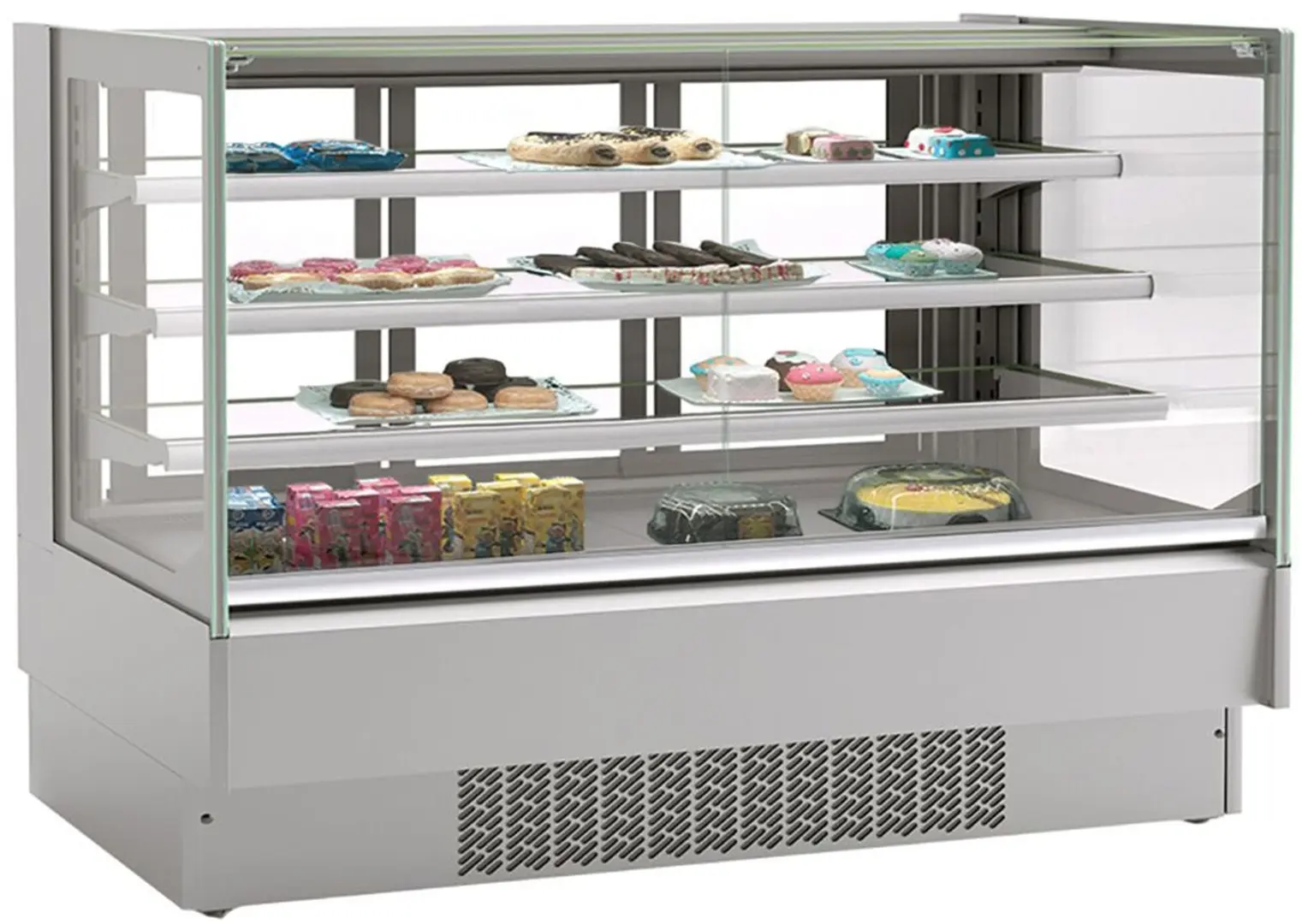 Vitrina frigorifica de patiserie GGM Gastro KUTI548 (Inox)