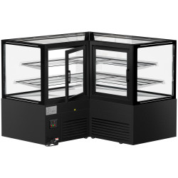 Кондитерская холодильная витрина GGM Gastro Madrid KTEG157SM (Black) Thumb