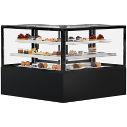 Vitrina frigorifica de patiserie GGM Gastro Madrid KTEG157SM (Black)