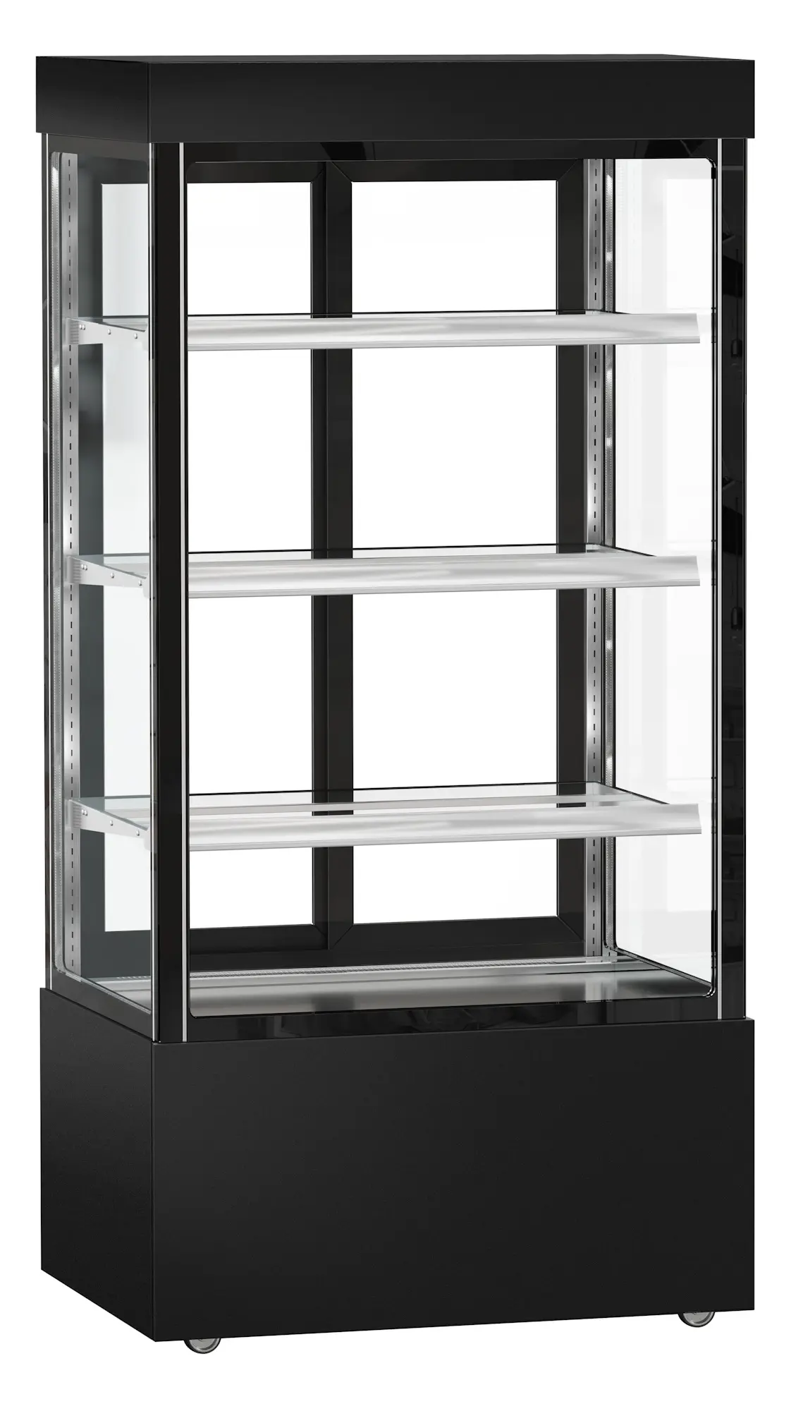 Кондитерская холодильная витрина GGM Gastro Madrid KTG107SM (Black) - 2