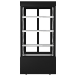 Кондитерская холодильная витрина GGM Gastro Madrid KTG107SM (Black) Thumb