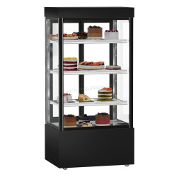 Кондитерская холодильная витрина GGM Gastro Madrid KTG107SM (Black)