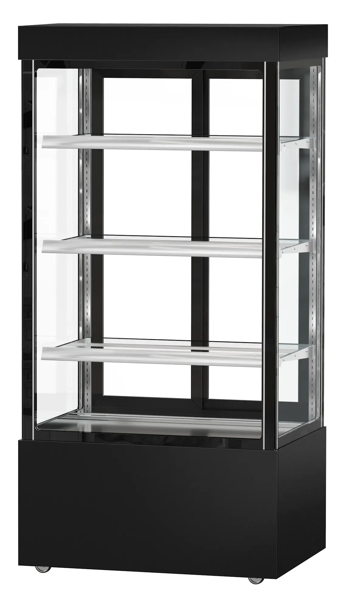 Кондитерская холодильная витрина GGM Gastro Madrid KTG107SM (Black) - 4