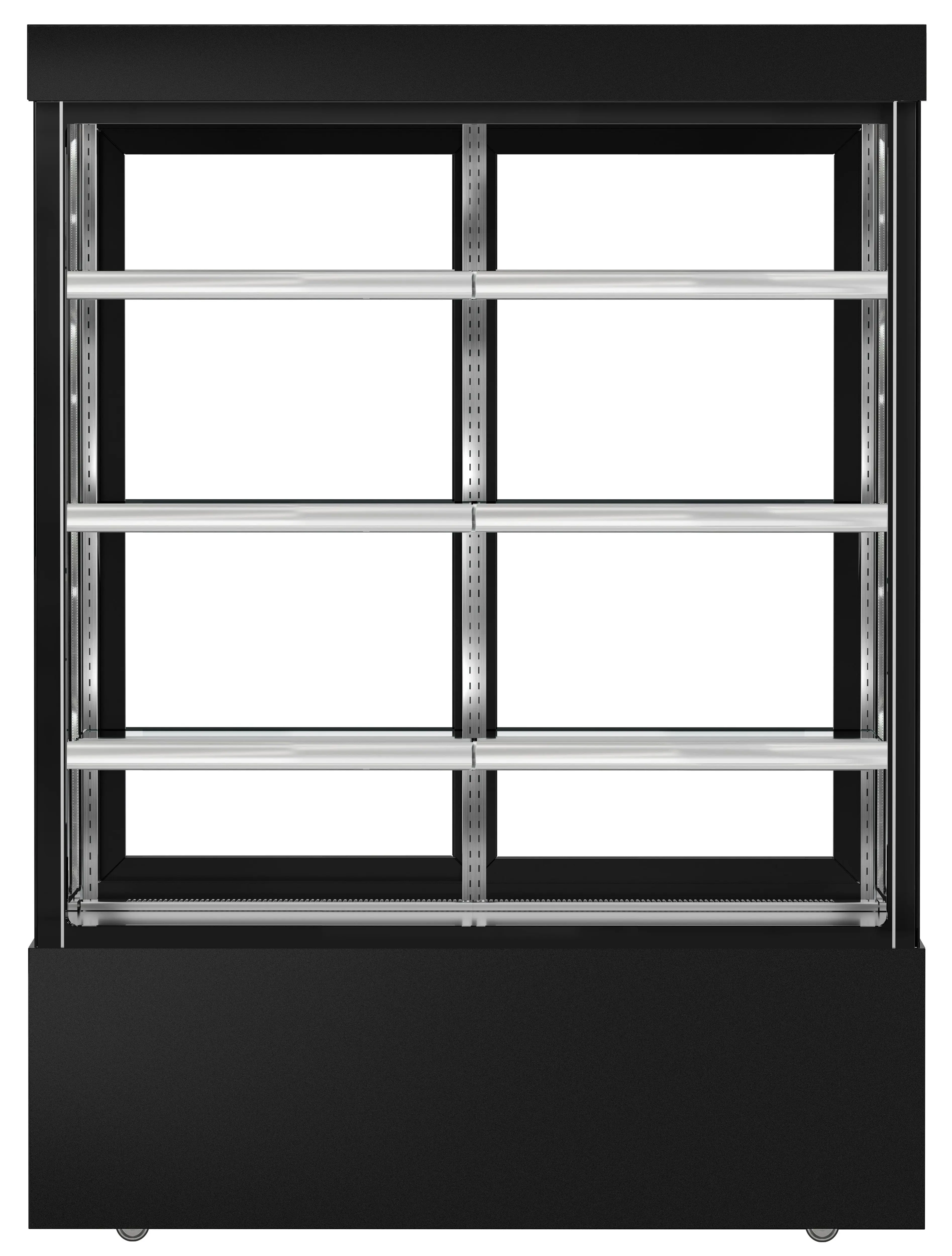 Кондитерская холодильная витрина GGM Gastro Madrid KTG157SM (Black) - 3