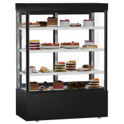Кондитерская холодильная витрина GGM Gastro Madrid KTG157SM (Black)
