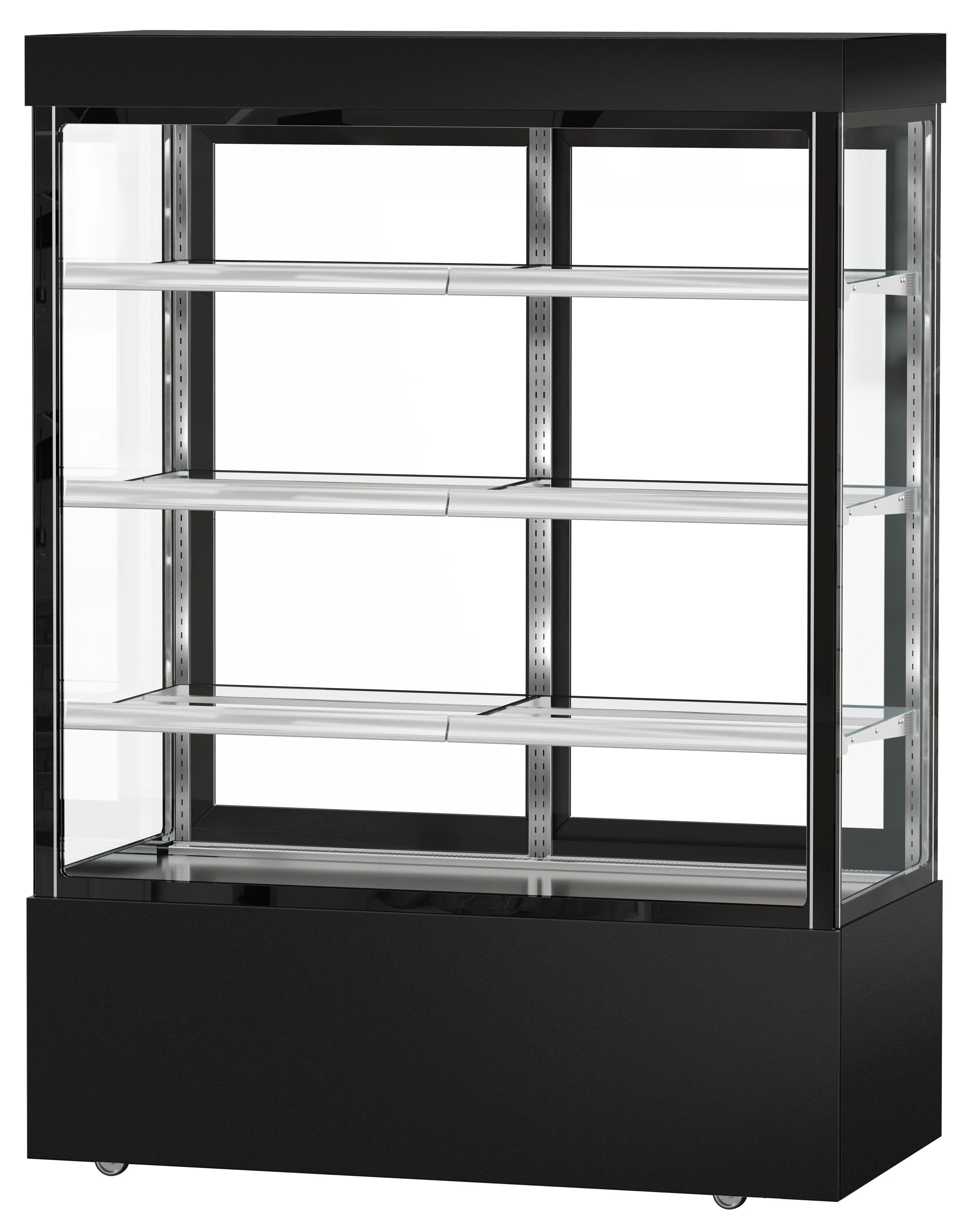 Кондитерская холодильная витрина GGM Gastro Madrid KTG157SM (Black) - 4
