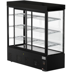 Vitrina frigorifica de patiserie GGM Gastro Madrid KTG187SM (Black) Thumb
