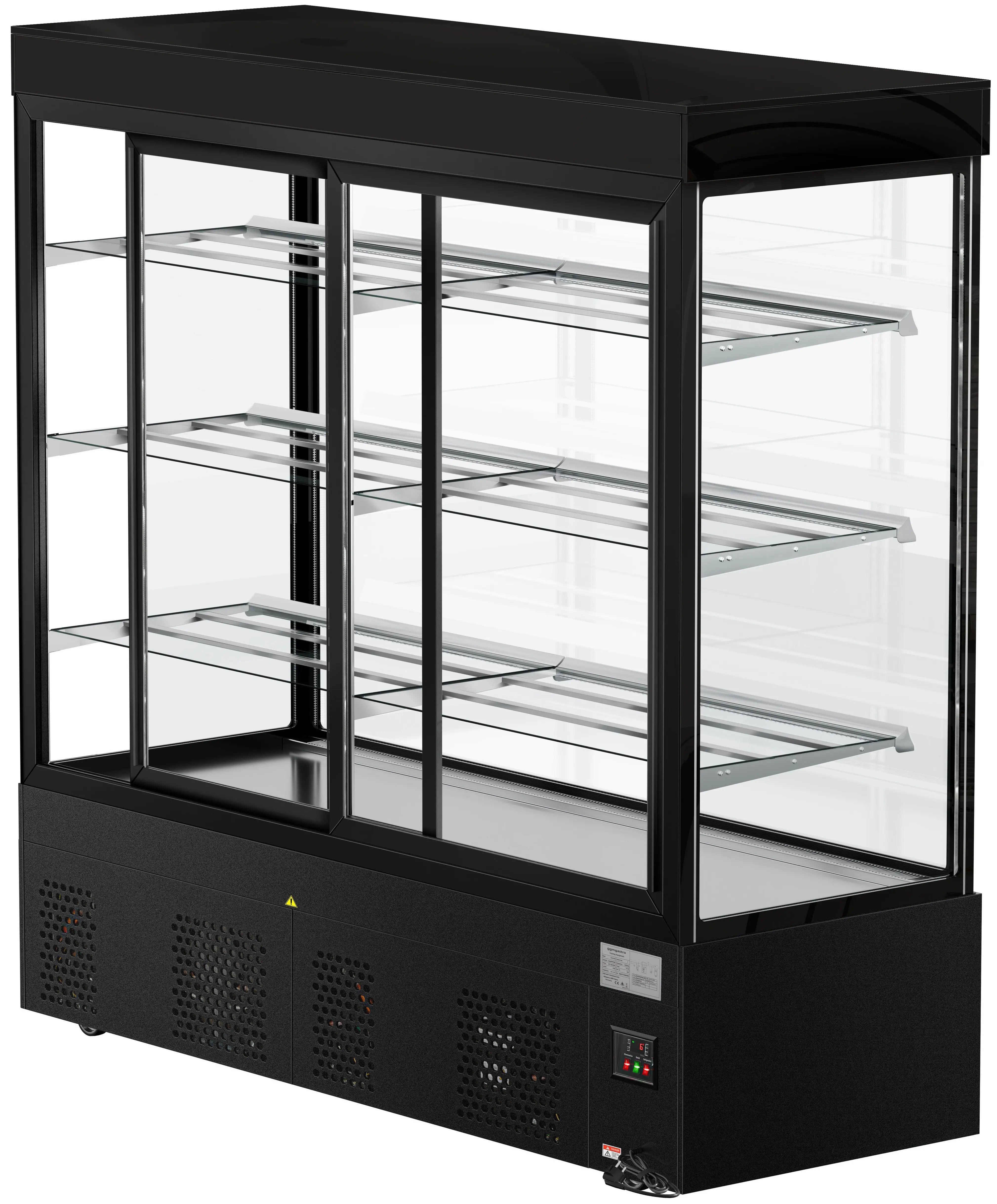 Vitrina frigorifica de patiserie GGM Gastro Madrid KTG187SM (Black) - 4