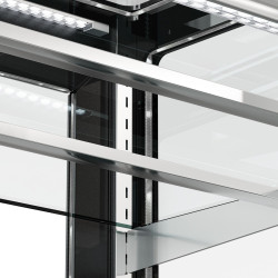 Vitrina frigorifica de patiserie GGM Gastro Madrid KTG187SM (Black) Thumb