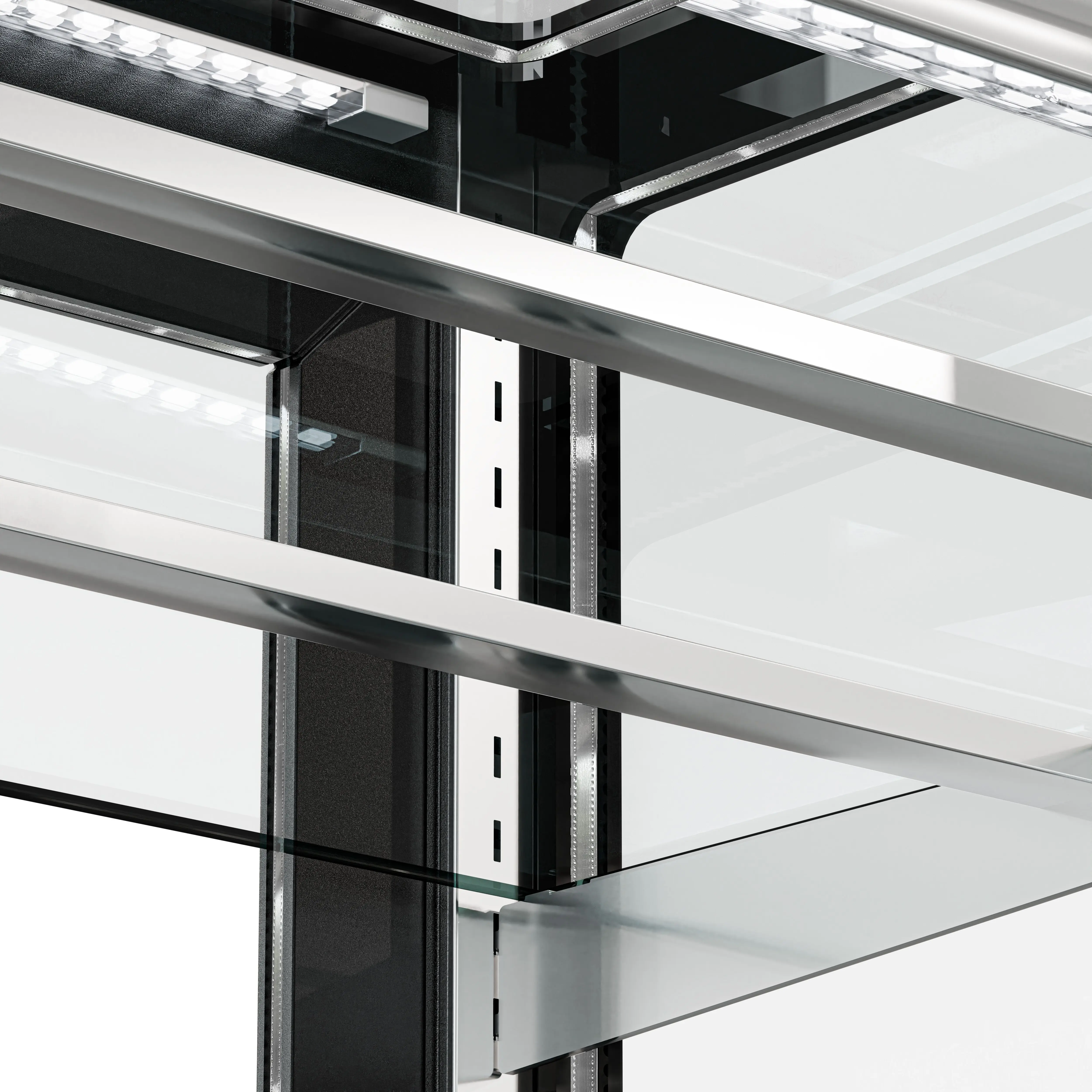 Vitrina frigorifica de patiserie GGM Gastro Madrid KTG187SM (Black) - 6