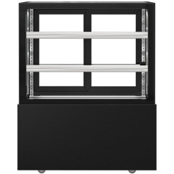 Кондитерская холодильная витрина GGM Gastro Madrid KTGSF107SM (Black) Thumb