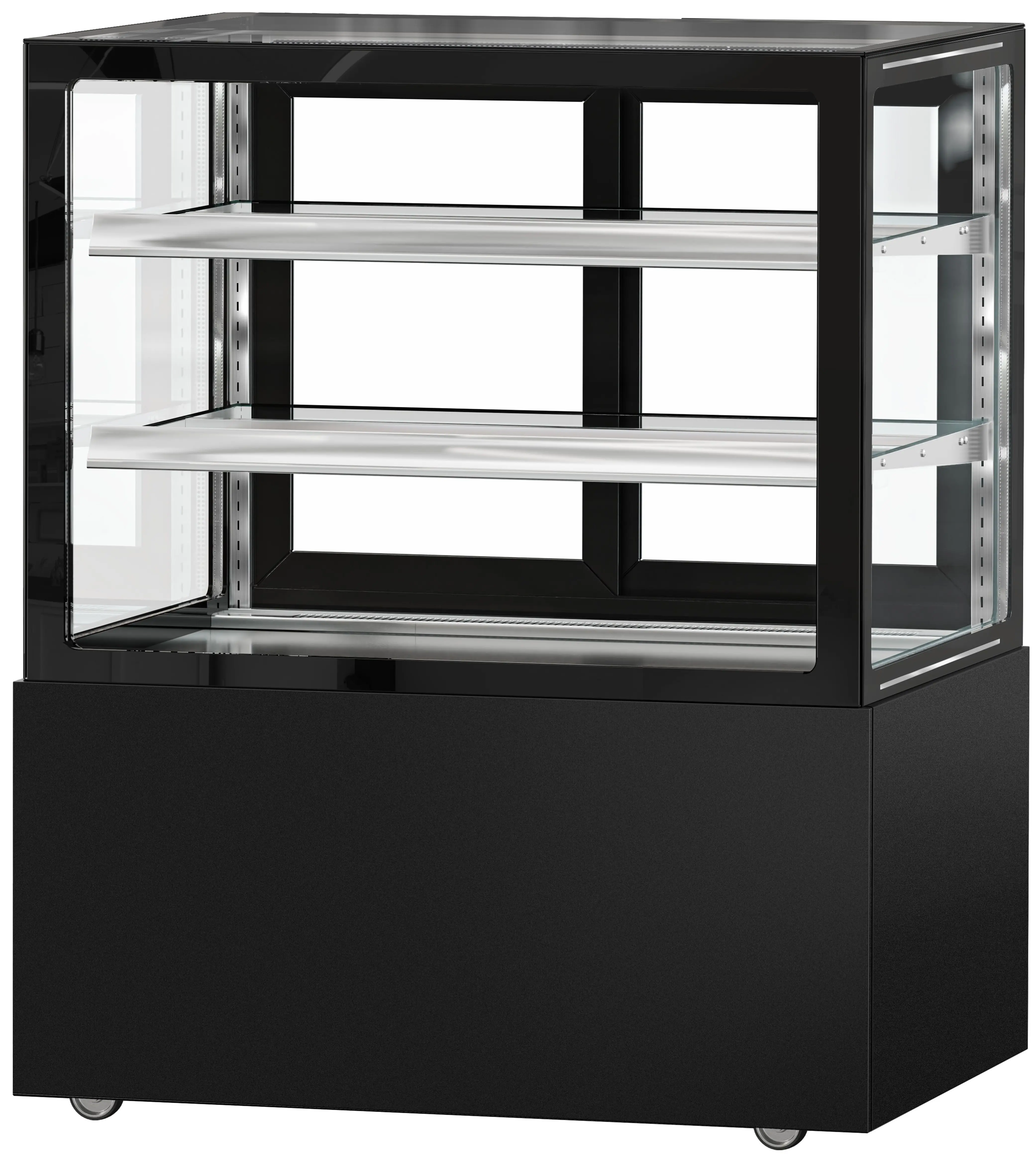 Кондитерская холодильная витрина GGM Gastro Madrid KTGSF107SM (Black) - 3