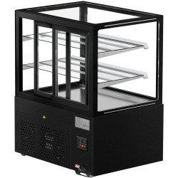 Кондитерская холодильная витрина GGM Gastro Madrid KTGSF107SM (Black) Thumb