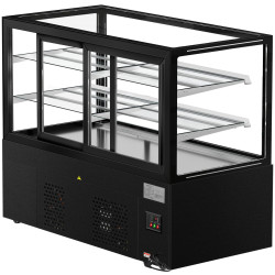 Vitrina frigorifica de patiserie GGM Gastro Madrid KTGSF157SM (Black) Thumb