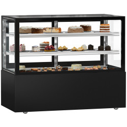 Vitrina frigorifica de patiserie GGM Gastro Madrid KTGSF157SM (Black)