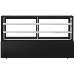 Кондитерская холодильная витрина GGM Gastro Madrid KTGSF207SM (Black) Thumb