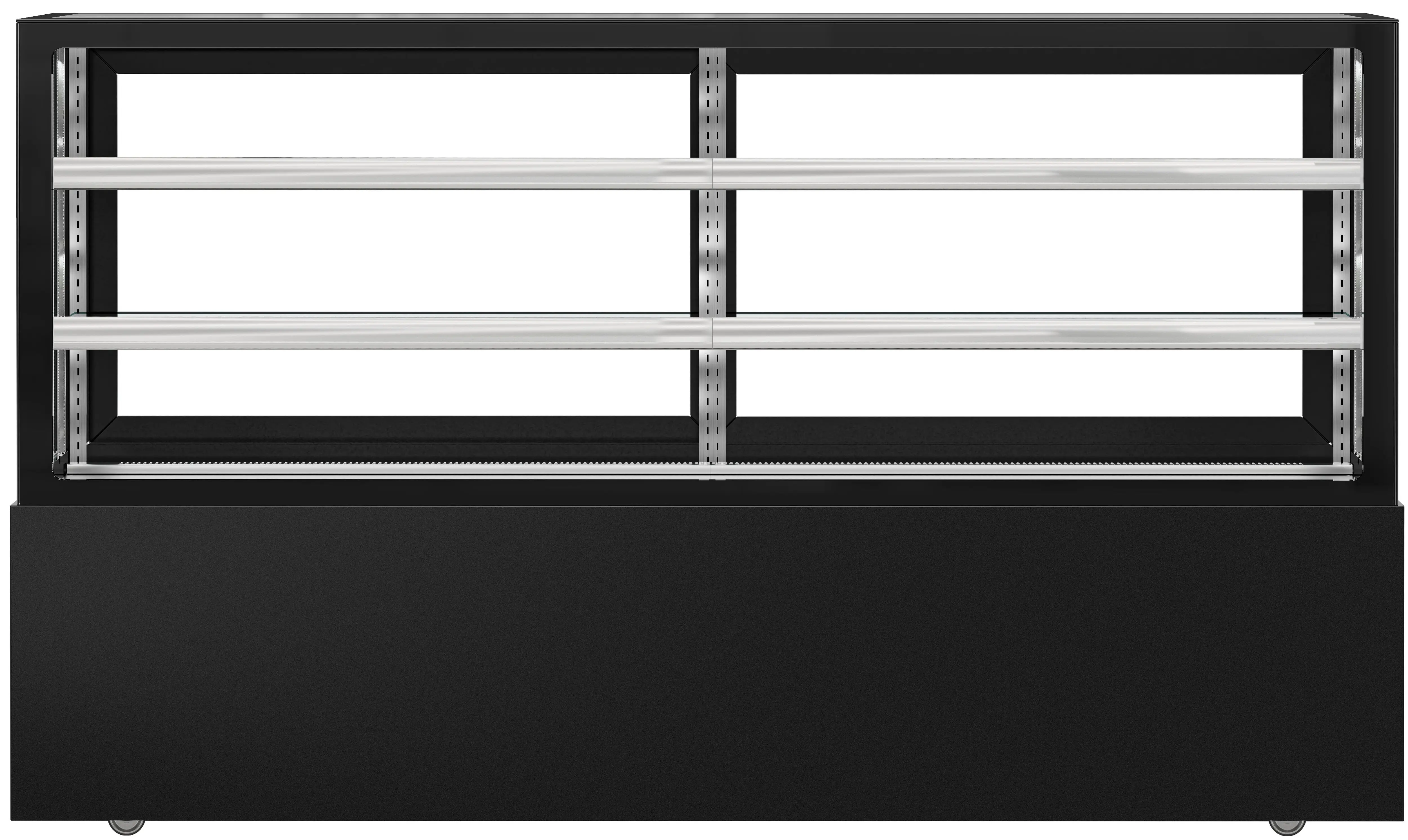 Кондитерская холодильная витрина GGM Gastro Madrid KTGSF207SM (Black) - 2