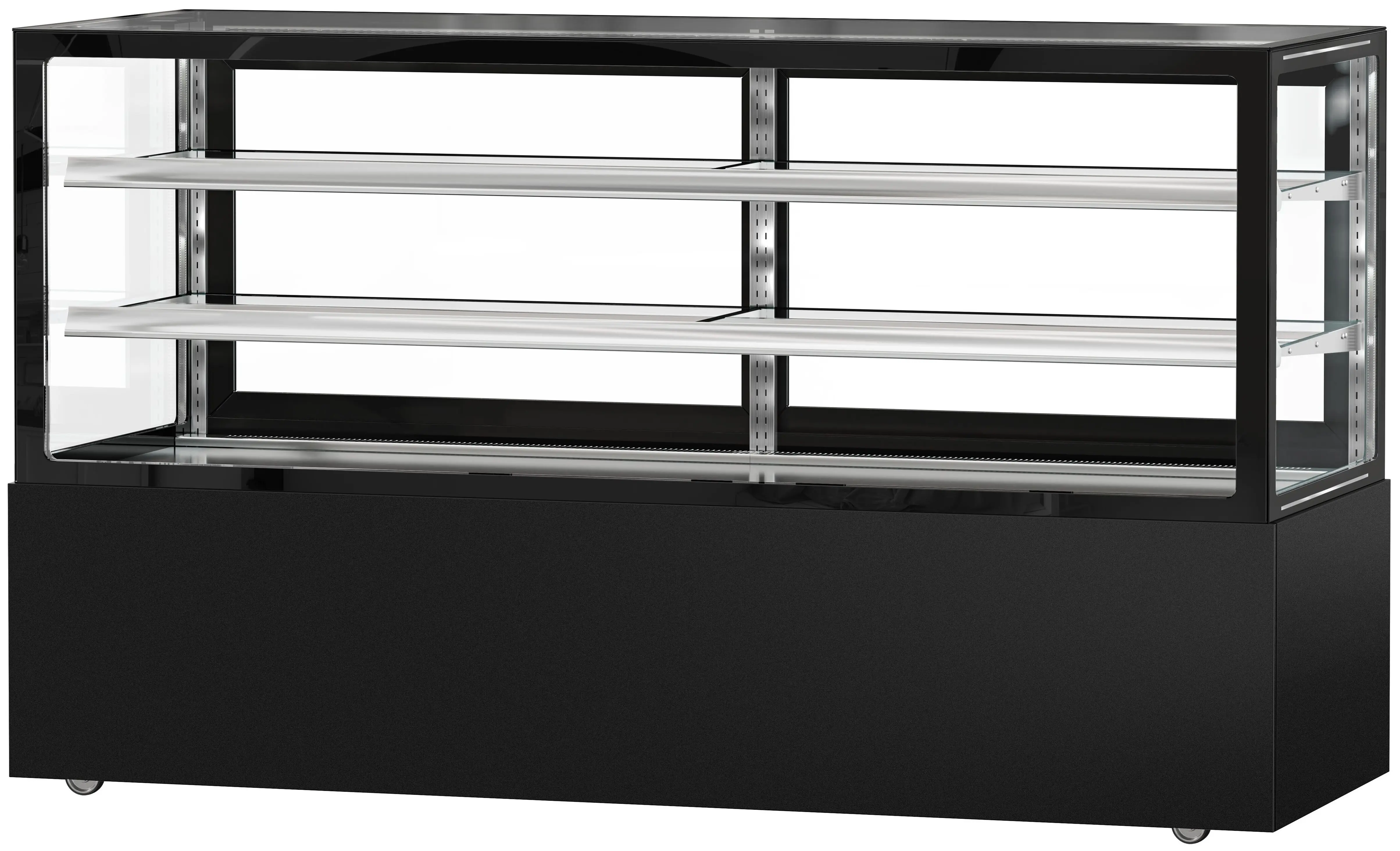 Кондитерская холодильная витрина GGM Gastro Madrid KTGSF207SM (Black) - 3